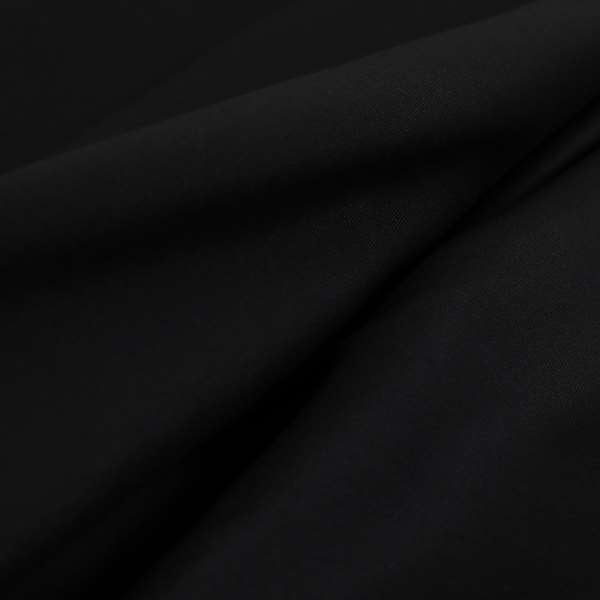 Playtime Plain Cotton Fabrics Collection Black Colour Water Repellent Upholstery Fabric CTR-323 - Roman Blinds