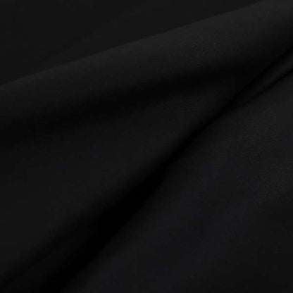 Playtime Plain Cotton Fabrics Collection Black Colour Water Repellent Upholstery Fabric CTR-323 - Made To Measure Curtains