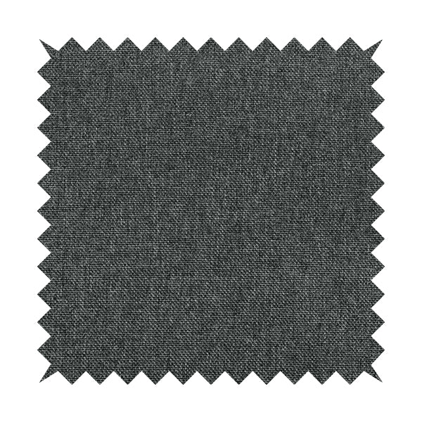 Astro Textured Basket Weave Plain Grey Colour Upholstery Fabric CTR-34 - Roman Blinds