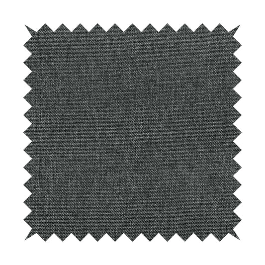 Astro Textured Basket Weave Plain Grey Colour Upholstery Fabric CTR-34