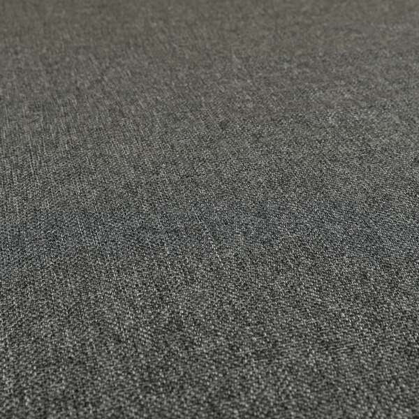 Astro Textured Basket Weave Plain Grey Colour Upholstery Fabric CTR-34 - Made To Measure Curtains