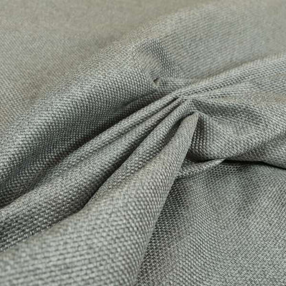 Astro Textured Basket Weave Plain Grey Silver Colour Upholstery Fabric CTR-37 - Made To Measure Curtains