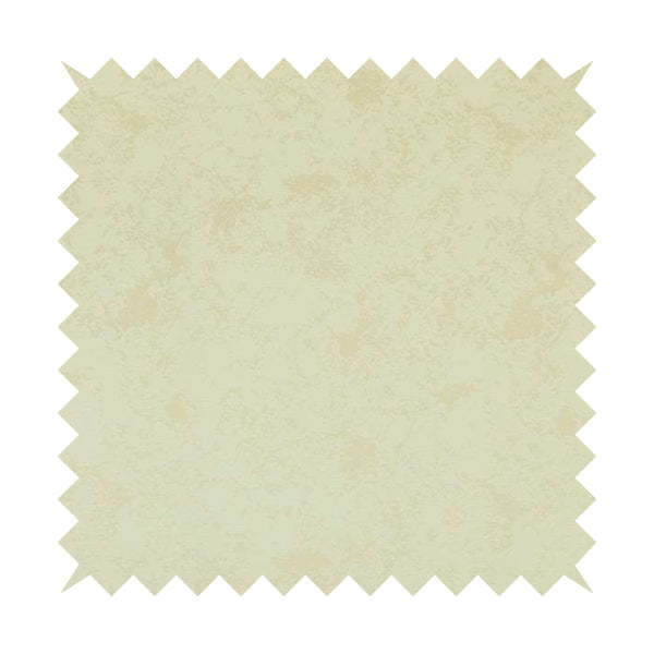 Mica Designer Fabrics Semi Plain Abstract Pattern Chenille Upholstery Fabric In Cream Colour CTR-390