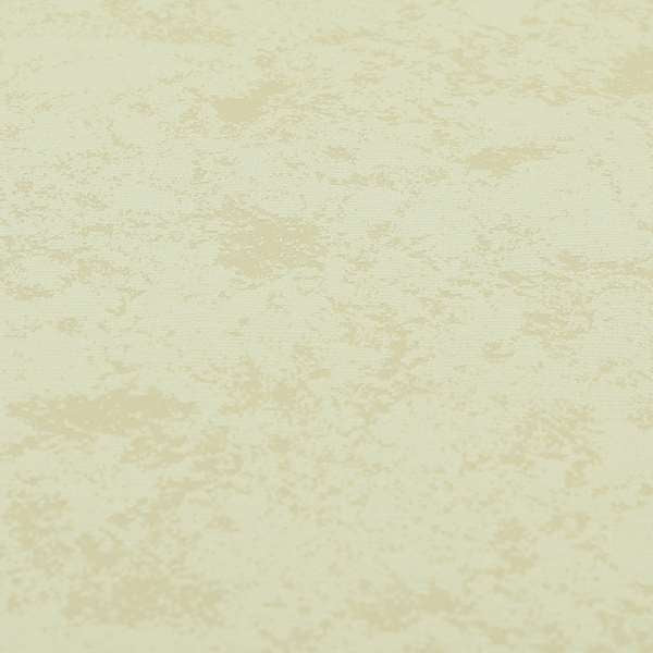 Mica Designer Fabrics Semi Plain Abstract Pattern Chenille Upholstery Fabric In Cream Colour CTR-390 - Roman Blinds