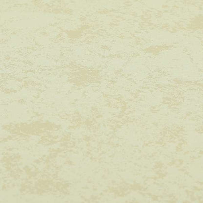 Mica Designer Fabrics Semi Plain Abstract Pattern Chenille Upholstery Fabric In Cream Colour CTR-390 - Roman Blinds