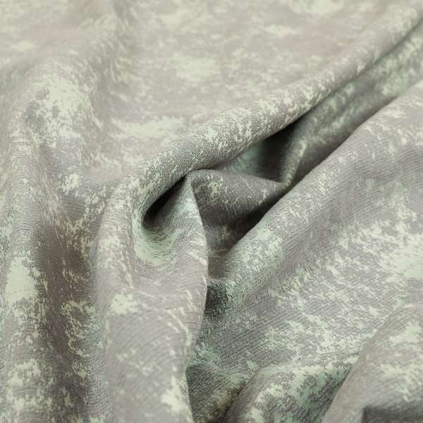 Mica Designer Fabrics Semi Plain Abstract Pattern Chenille Upholstery Fabric In Lilac Colour CTR-391 - Handmade Cushions