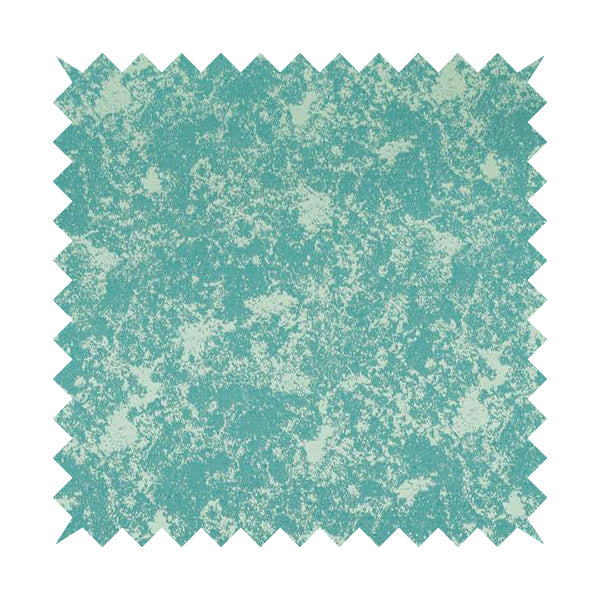 Mica Designer Fabrics Semi Plain Abstract Pattern Chenille Upholstery Fabric In Blue Colour CTR-393 - Roman Blinds