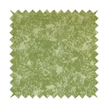 Mica Designer Fabrics Semi Plain Abstract Pattern Chenille Upholstery Fabric In Green Colour CTR-394 - Roman Blinds