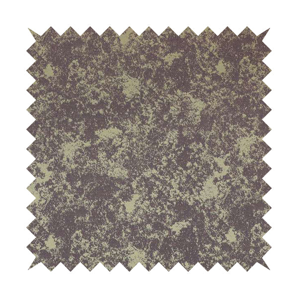 Mica Designer Fabrics Semi Plain Abstract Pattern Chenille Upholstery Fabric In Purple Colour CTR-395