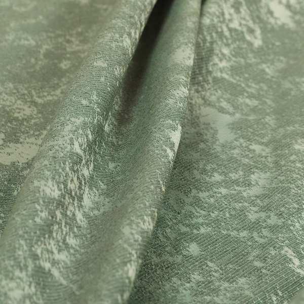 Mica Designer Fabrics Semi Plain Abstract Pattern Chenille Upholstery Fabric In Silver Colour CTR-398