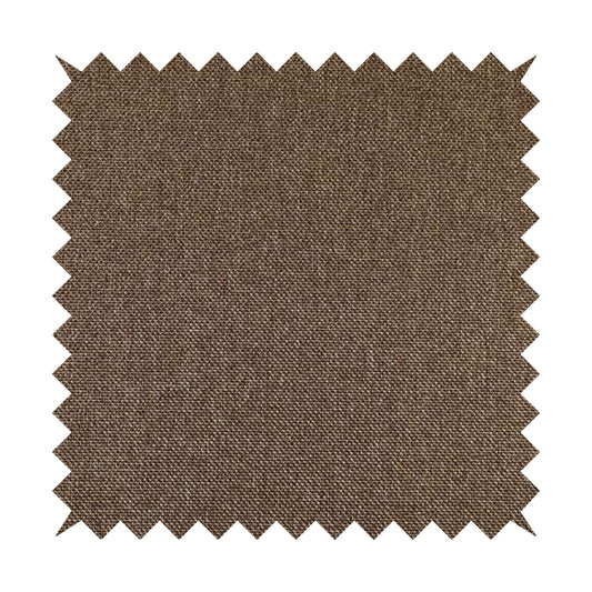 Astro Textured Basket Weave Plain Brown Bronze Colour Upholstery Fabric CTR-40