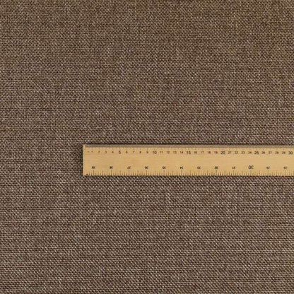 Astro Textured Basket Weave Plain Brown Bronze Colour Upholstery Fabric CTR-40 - Roman Blinds