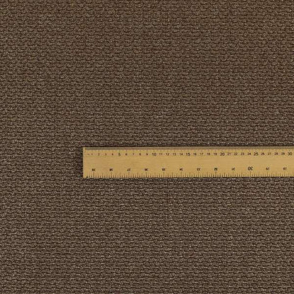 Astro Textured Hopsack Plain Brown Bronze Colour Upholstery Fabric CTR-41 - Roman Blinds