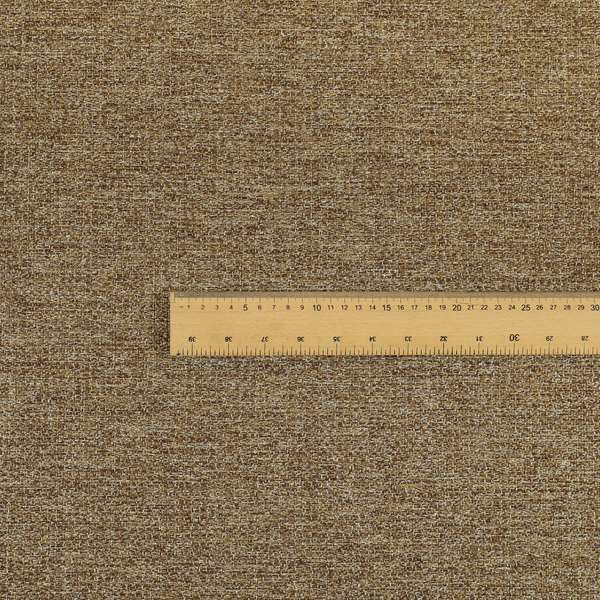 Allegra Metallic Plain Textured Weave Bronze Colour Upholstery Fabric CTR-42