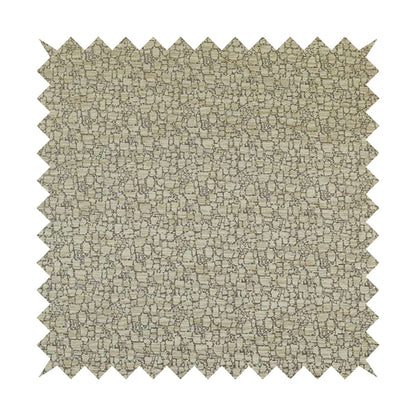 Ketu Collection Of Woven Chenille Pebble Stone Effect Pattern Beige Colour Furnishing Fabrics CTR-429