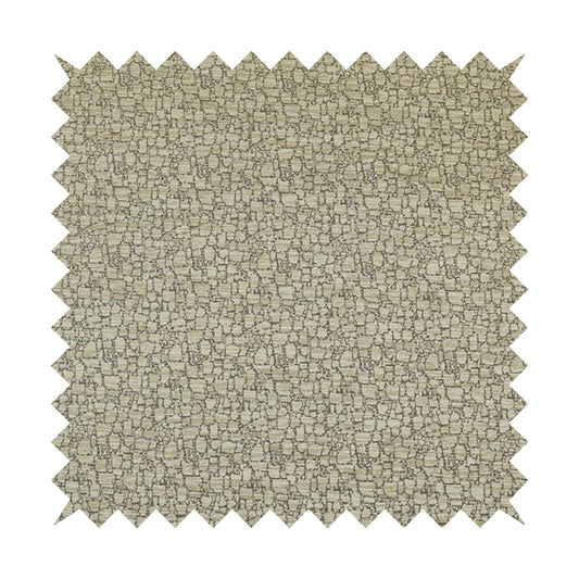 Ketu Collection Of Woven Chenille Pebble Stone Effect Pattern Beige Colour Furnishing Fabrics CTR-429
