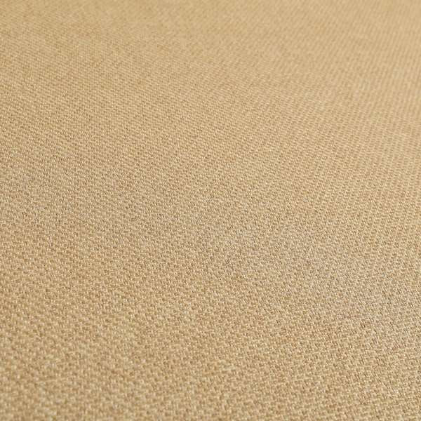 Astro Textured Basket Weave Plain Gold Colour Upholstery Fabric CTR-43 - Roman Blinds