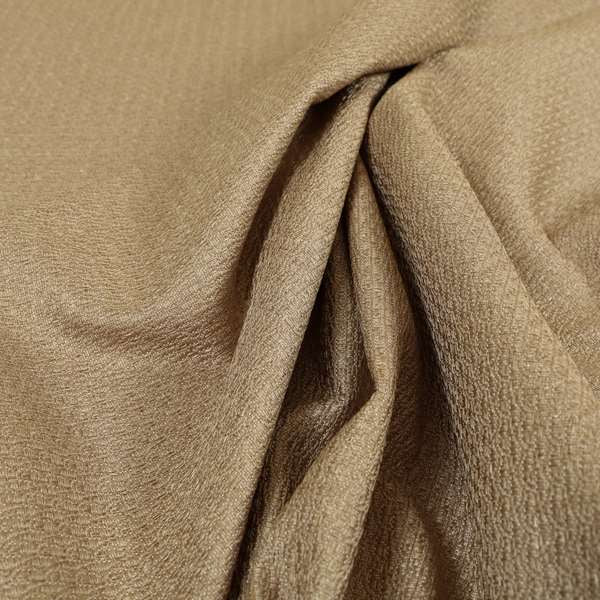 Astro Textured Hopsack Plain Gold Colour Upholstery Fabric CTR-44