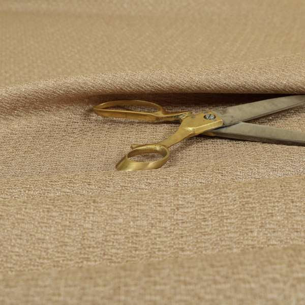 Astro Textured Hopsack Plain Gold Colour Upholstery Fabric CTR-44 - Roman Blinds