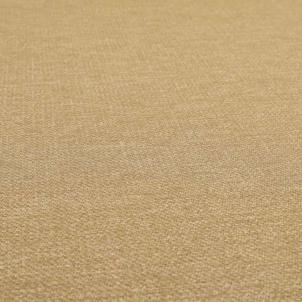 Allegra Metallic Plain Textured Weave Gold Colour Upholstery Fabric CTR-45