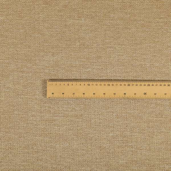 Allegra Metallic Plain Textured Weave Gold Colour Upholstery Fabric CTR-45