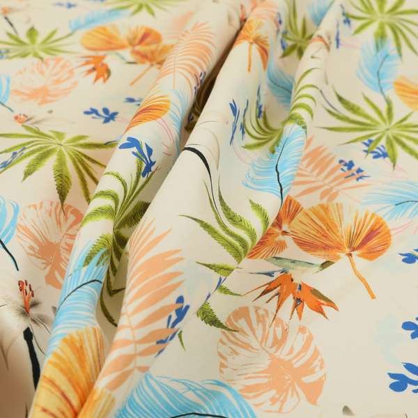 Freedom Printed Velvet Fabric Chinese Spring Floral Blossom Pattern Upholstery Fabric CTR-477 - Made To Measure Curtains