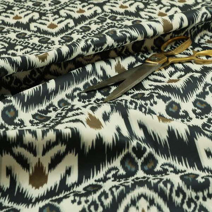 Freedom Printed Velvet Fabric Collection Designer Pattern Upholstery Fabric CTR-53 - Made To Measure Curtains