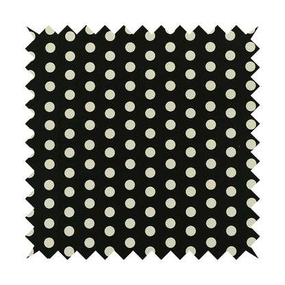 Freedom Printed Velvet Fabric Black White Spotted Pattern Upholstery Fabrics CTR-566 - Roman Blinds