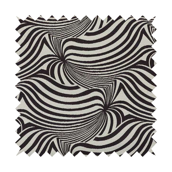 Anchorage Modern Funky Stripe Zebra Style Design Purple White Lightweight Furnishing Fabrics CTR-581