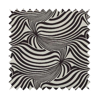 Anchorage Modern Funky Stripe Zebra Style Design Purple White Lightweight Furnishing Fabrics CTR-581