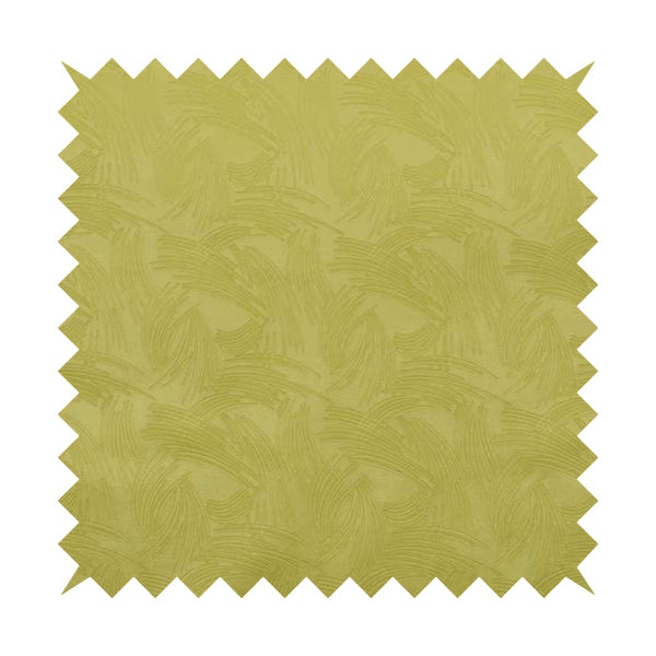 Cairo Moleskin Textured Dull Velvet Claw Pattern Curtain Furnishing Yellow Fabric CTR-622 - Roman Blinds