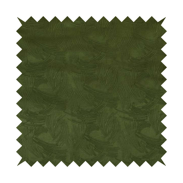 Cairo Moleskin Textured Dull Velvet Claw Pattern Curtain Furnishing Green Fabric CTR-623 - Made To Measure Curtains