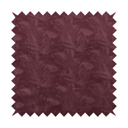 Cairo Moleskin Textured Dull Velvet Claw Pattern Curtain Furnishing Purple Fabric CTR-625 - Made To Measure Curtains