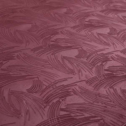 Cairo Moleskin Textured Dull Velvet Claw Pattern Curtain Furnishing Purple Fabric CTR-625