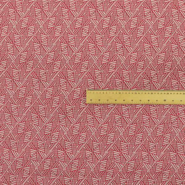 Act Semi Plain Pattern Chenille Textured Pink Colour Curtain Upholstery Fabric CTR-653 - Roman Blinds