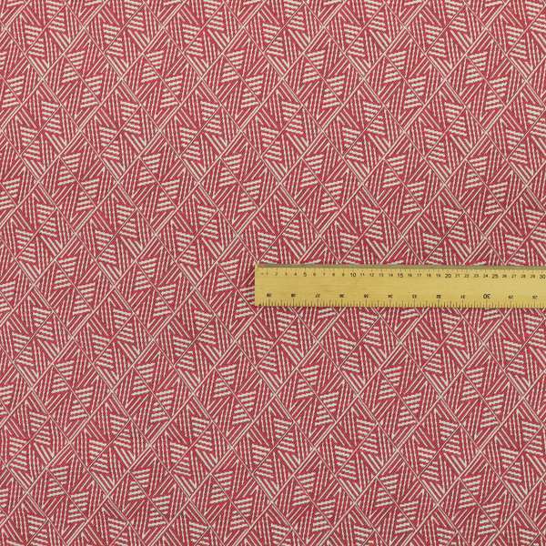 Act Semi Plain Pattern Chenille Textured Pink Colour Curtain Upholstery Fabric CTR-653 - Made To Measure Curtains