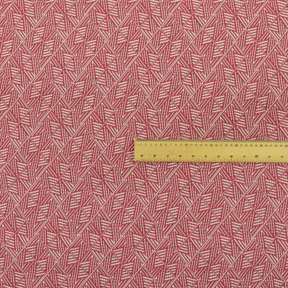 Act Semi Plain Pattern Chenille Textured Pink Colour Curtain Upholstery Fabric CTR-653 - Made To Measure Curtains