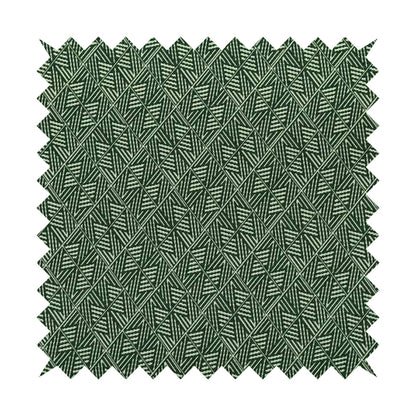 Act Semi Plain Pattern Chenille Textured Green Colour Curtain Upholstery Fabric CTR-654 - Roman Blinds