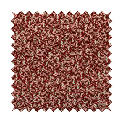 Act Semi Plain Pattern Chenille Textured Red Colour Curtain Upholstery Fabric CTR-655 - Roman Blinds