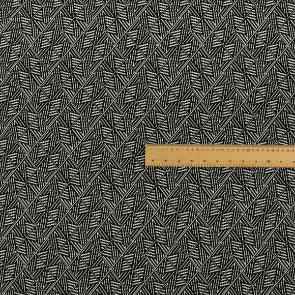 Act Semi Plain Pattern Chenille Textured Black Colour Curtain Upholstery Fabric CTR-656 - Roman Blinds