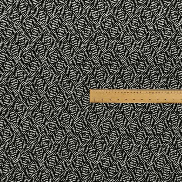 Act Semi Plain Pattern Chenille Textured Black Colour Curtain Upholstery Fabric CTR-656