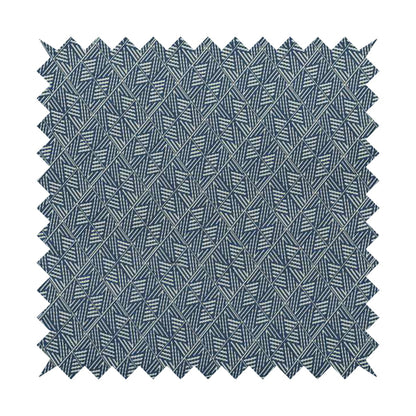 Act Semi Plain Pattern Chenille Textured Blue Colour Curtain Upholstery Fabric CTR-658 - Made To Measure Curtains