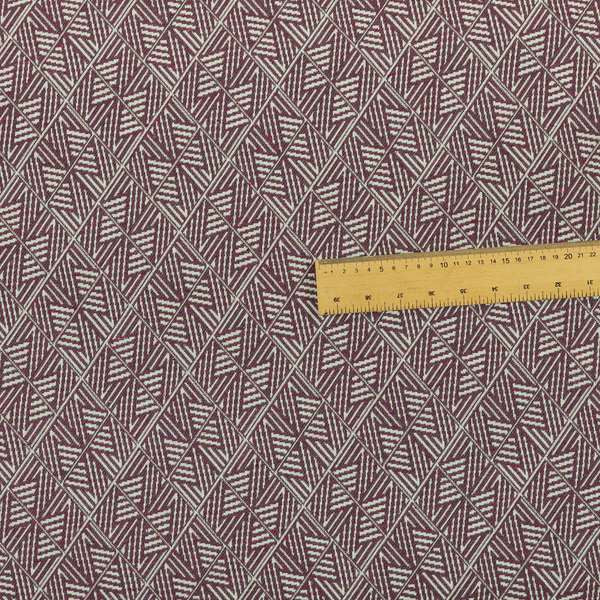 Act Semi Plain Pattern Chenille Textured Purple Colour Curtain Upholstery Fabric CTR-659 - Roman Blinds