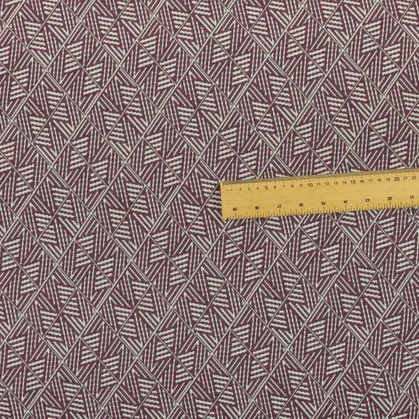 Act Semi Plain Pattern Chenille Textured Purple Colour Curtain Upholstery Fabric CTR-659