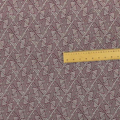 Act Semi Plain Pattern Chenille Textured Purple Colour Curtain Upholstery Fabric CTR-659 - Handmade Cushions