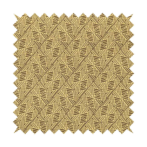 Act Semi Plain Pattern Chenille Textured Yellow Colour Curtain Upholstery Fabric CTR-660