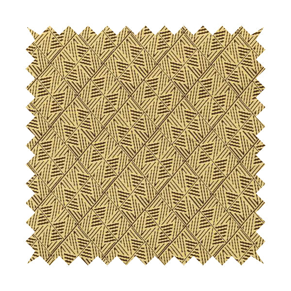 Act Semi Plain Pattern Chenille Textured Yellow Colour Curtain Upholstery Fabric CTR-660 - Made To Measure Curtains