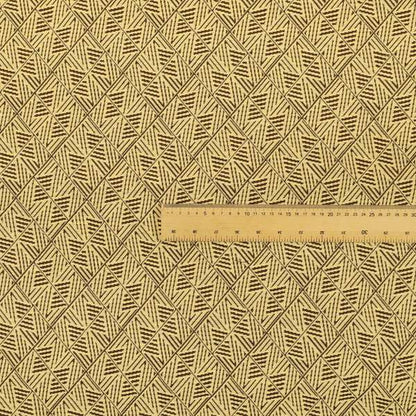 Act Semi Plain Pattern Chenille Textured Yellow Colour Curtain Upholstery Fabric CTR-660 - Roman Blinds