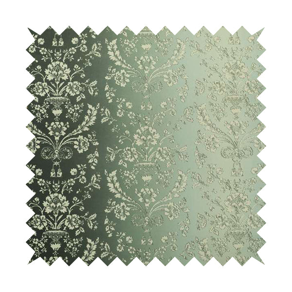 Freedom Printed Velvet Fabric Collection Damask Pattern Grey Colour Upholstery Fabric CTR-67 - Roman Blinds