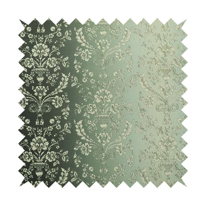 Freedom Printed Velvet Fabric Collection Damask Pattern Grey Colour Upholstery Fabric CTR-67 - Made To Measure Curtains